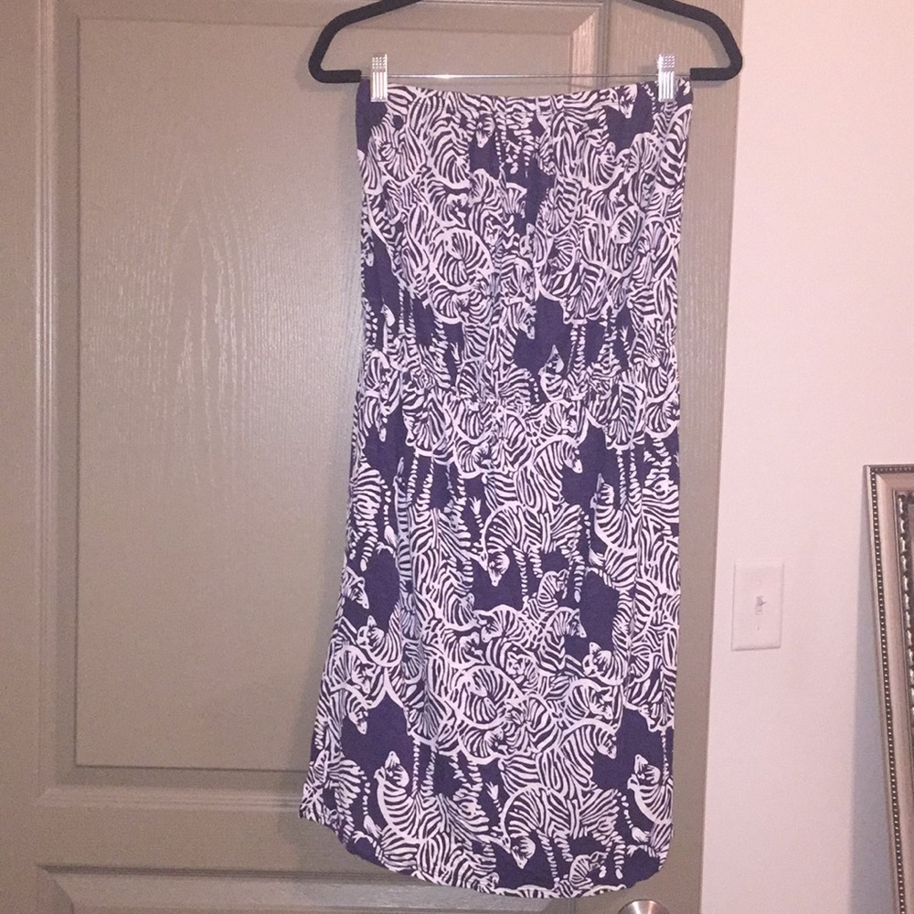 Lilly Pulitzer Zebra Entourage Halter Dress